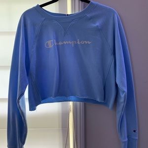 cropped champion sweatshirt